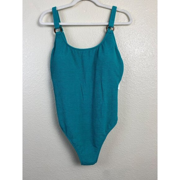 NEW Shade Shore Women One Piece Swimsuit size XL High Leg Medium Seat Coverage - Picture 1 of 15